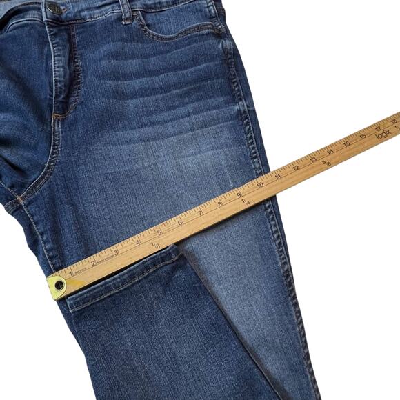 KUT From The Kloth High Rise Skinny Jeans Size 16 Medium Wash - Picture 9 of 10